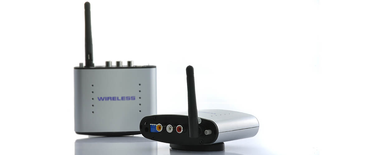 a wireless IR repeater system